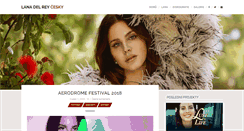 Desktop Screenshot of lanadelrey.cz